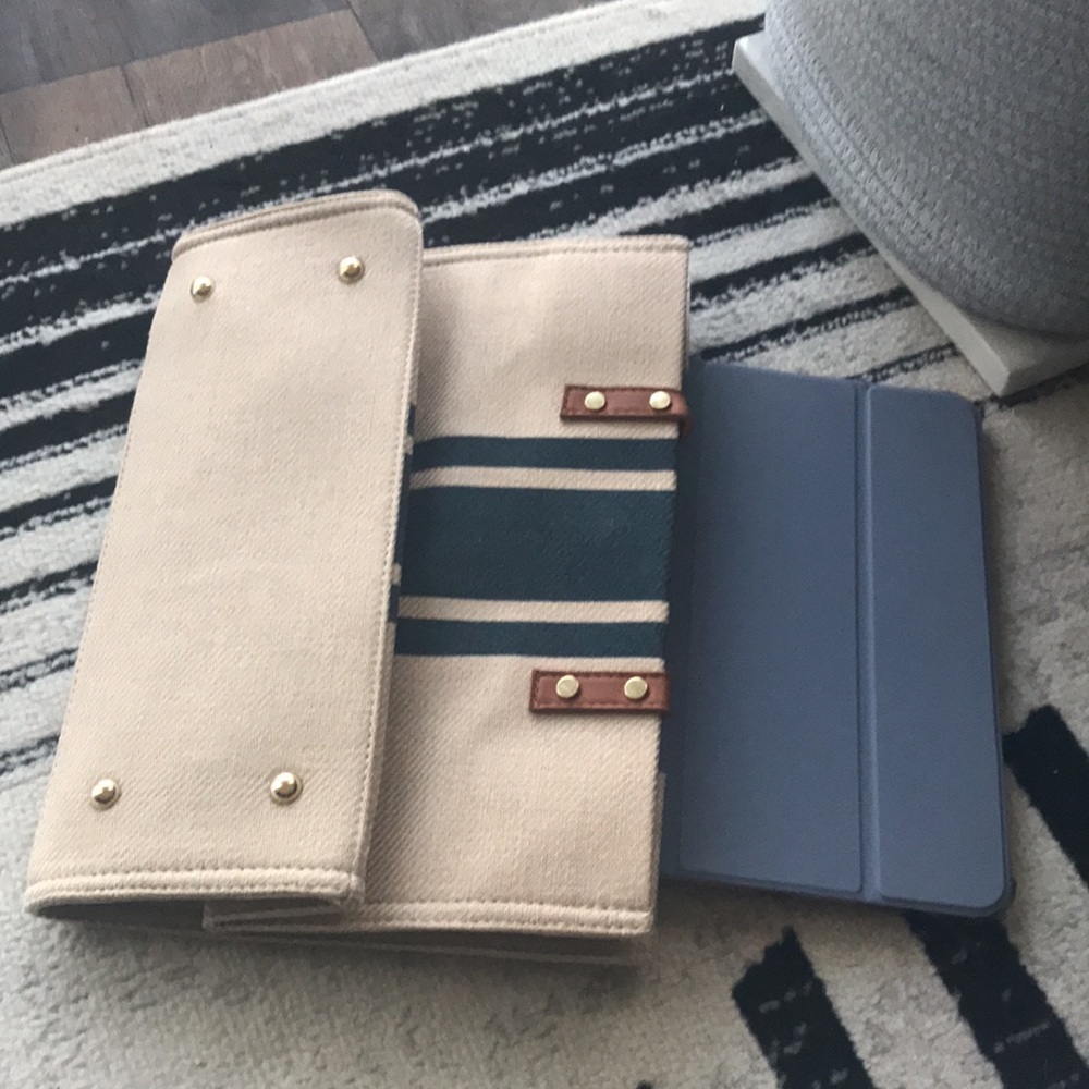 Free Gift With Purchase-Simple Stripe Large Capacity Canvas Tote - Picture 12 of 13